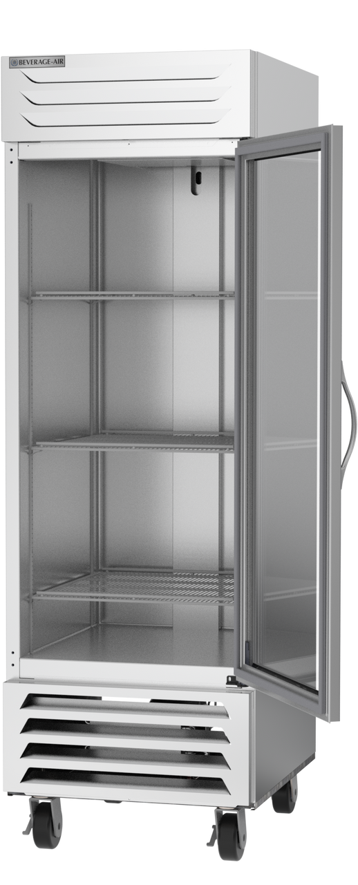 Beverage Air FB23HC-1G | 27" Wide 1 Glass Door Bottom Mount Reach-In Freezer Vista Series