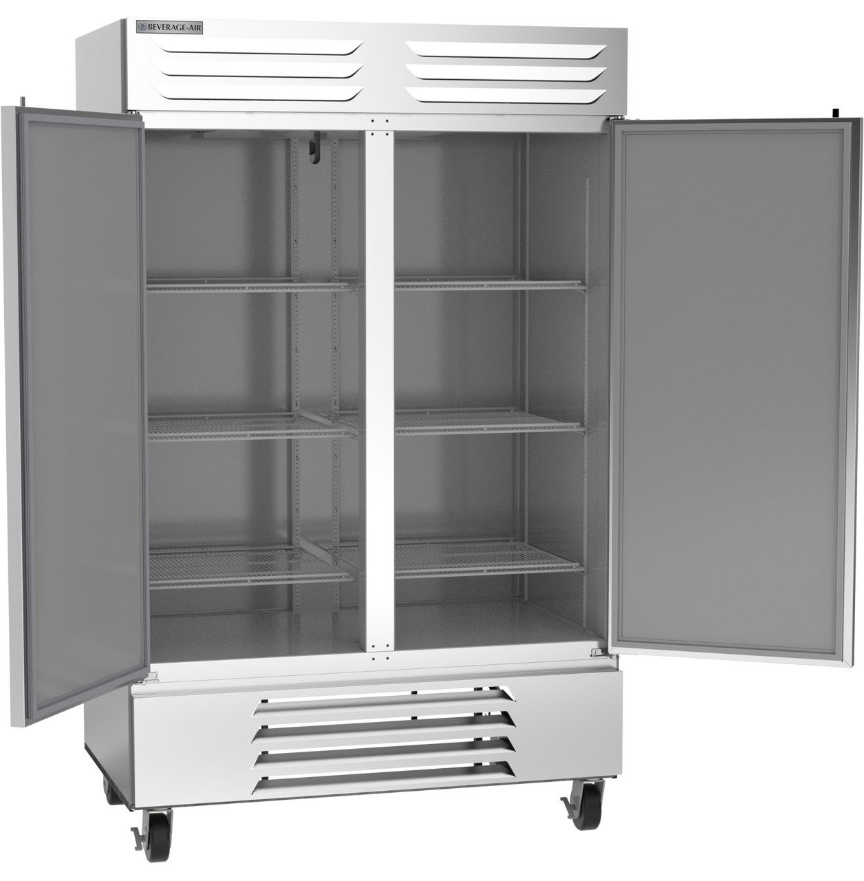 Beverage Air FB49HC-1S | 52" Wide 2 Door Bottom Mount Reach-In Freezer Vista Series