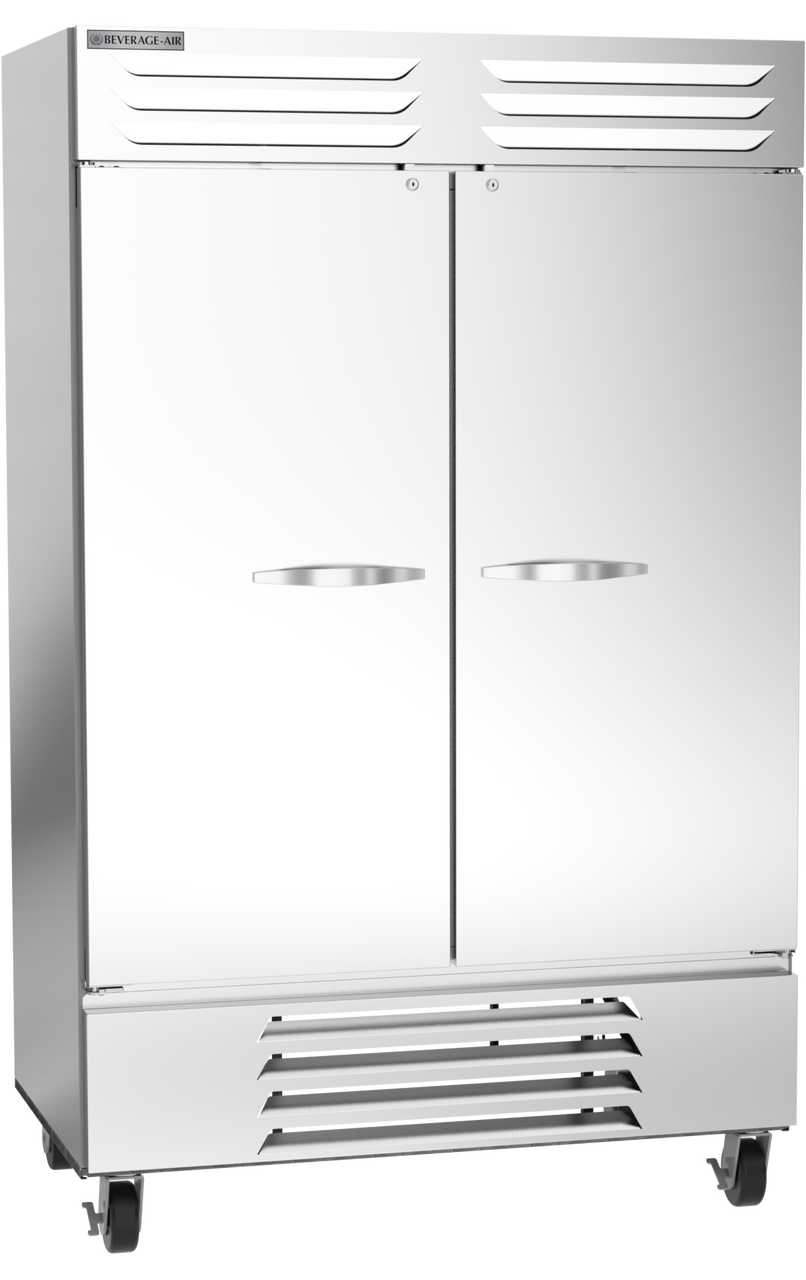 Beverage Air FB49HC-1S | 52" Wide 2 Door Bottom Mount Reach-In Freezer Vista Series