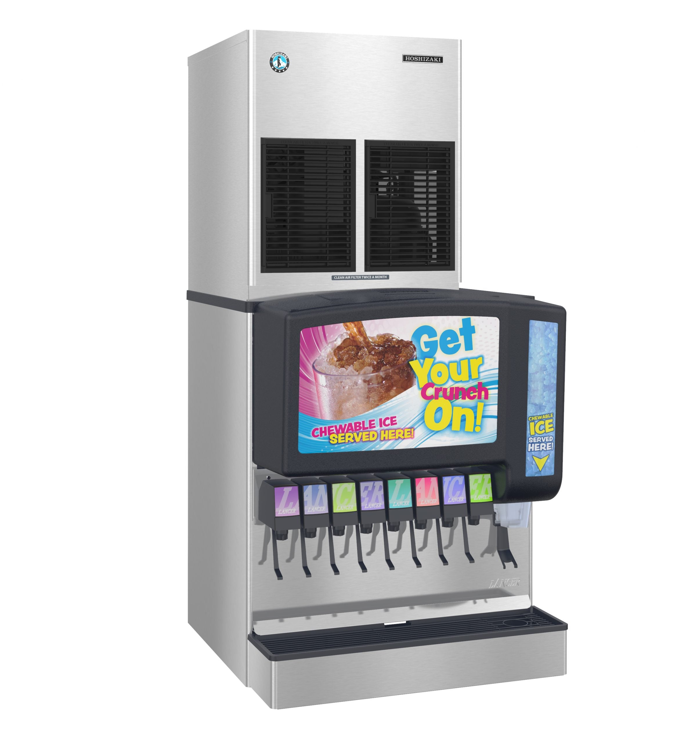 Hoshizaki FD-650MAJ-C | 22" Wide Air-Cooled Cubelet Ice Maker (Dispenser Sold Separately)