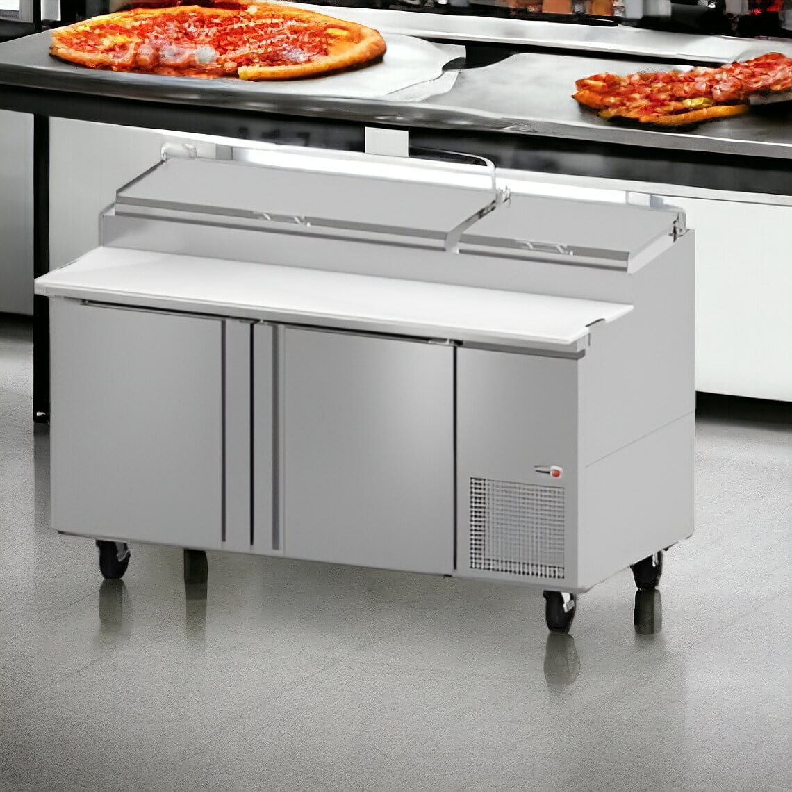 Fagor FPT-67 | 67" Wide 2 Door Pizza Prep Table