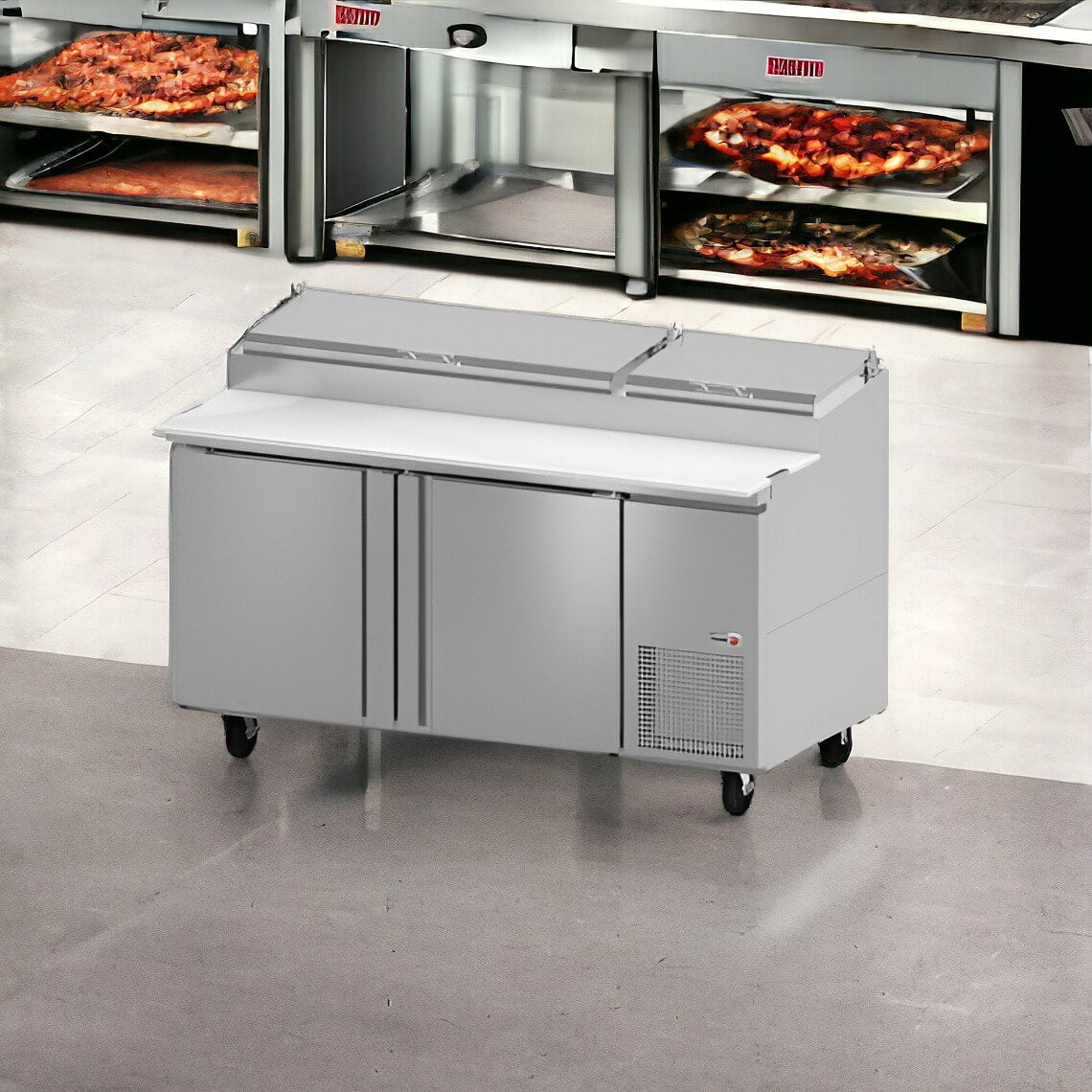 Fagor FPT-67 | 67" Wide 2 Door Pizza Prep Table