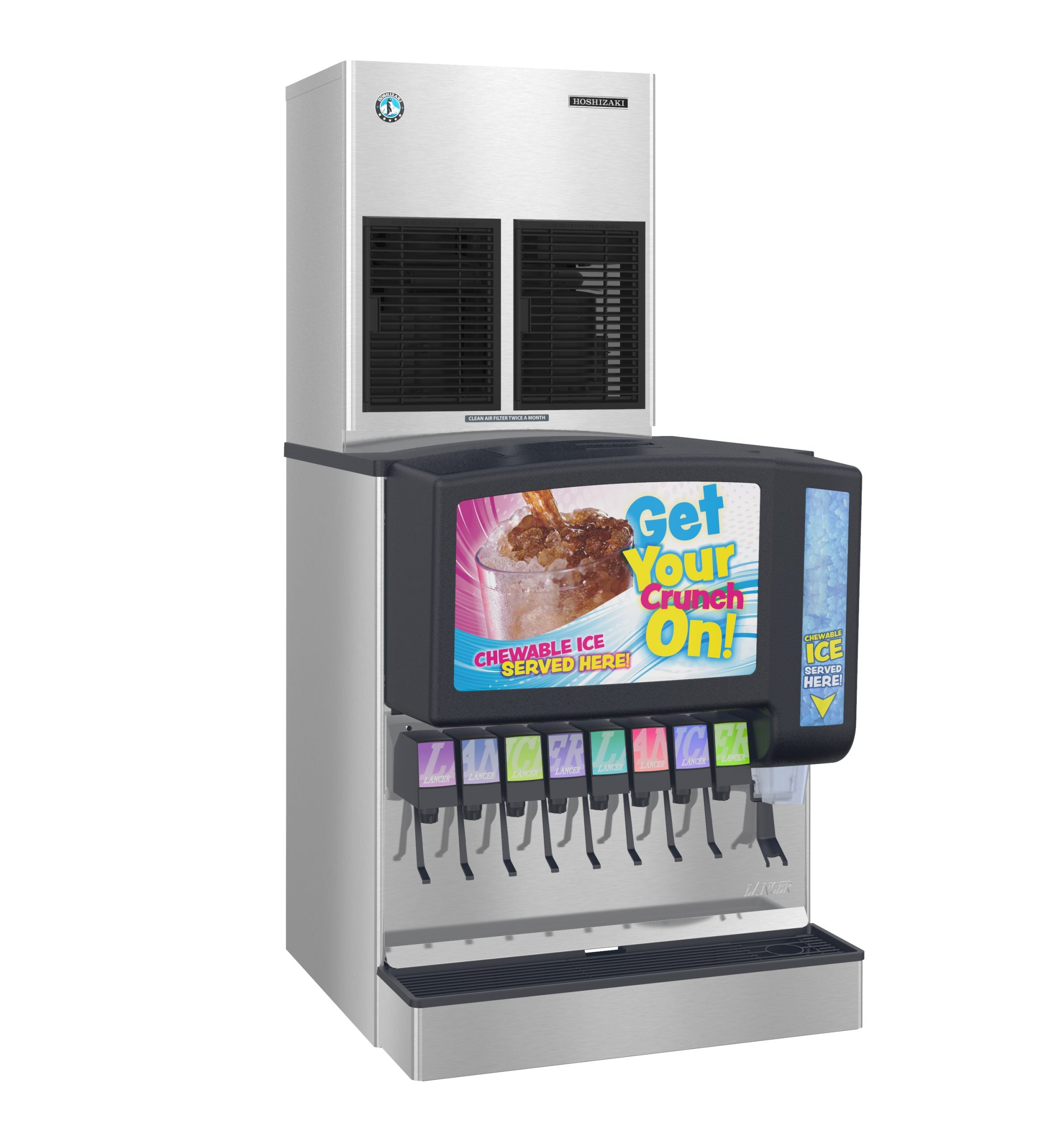 Hoshizaki FS-1022MLJ-C | 22" Wide Remote-Cooled Small Cubelet Ice Maker Serenity Series (Dispenser & Condenser Sold Separately)