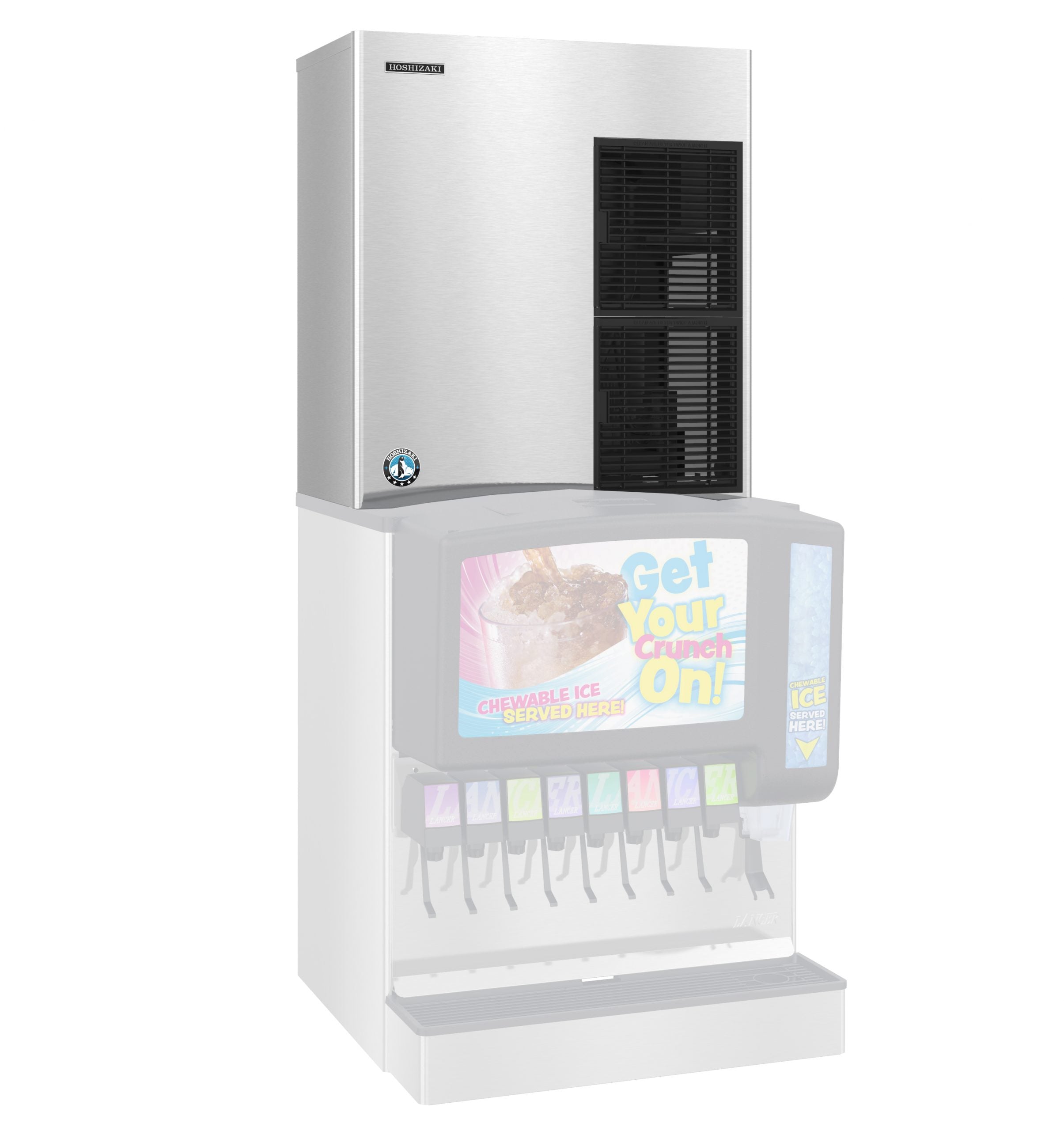 Hoshizaki FS-1501MLJ-C | 30" Wide Remote-Cooled Medium Cubelet Ice Maker Serenity Series (Dispenser & Condenser Sold Separately)