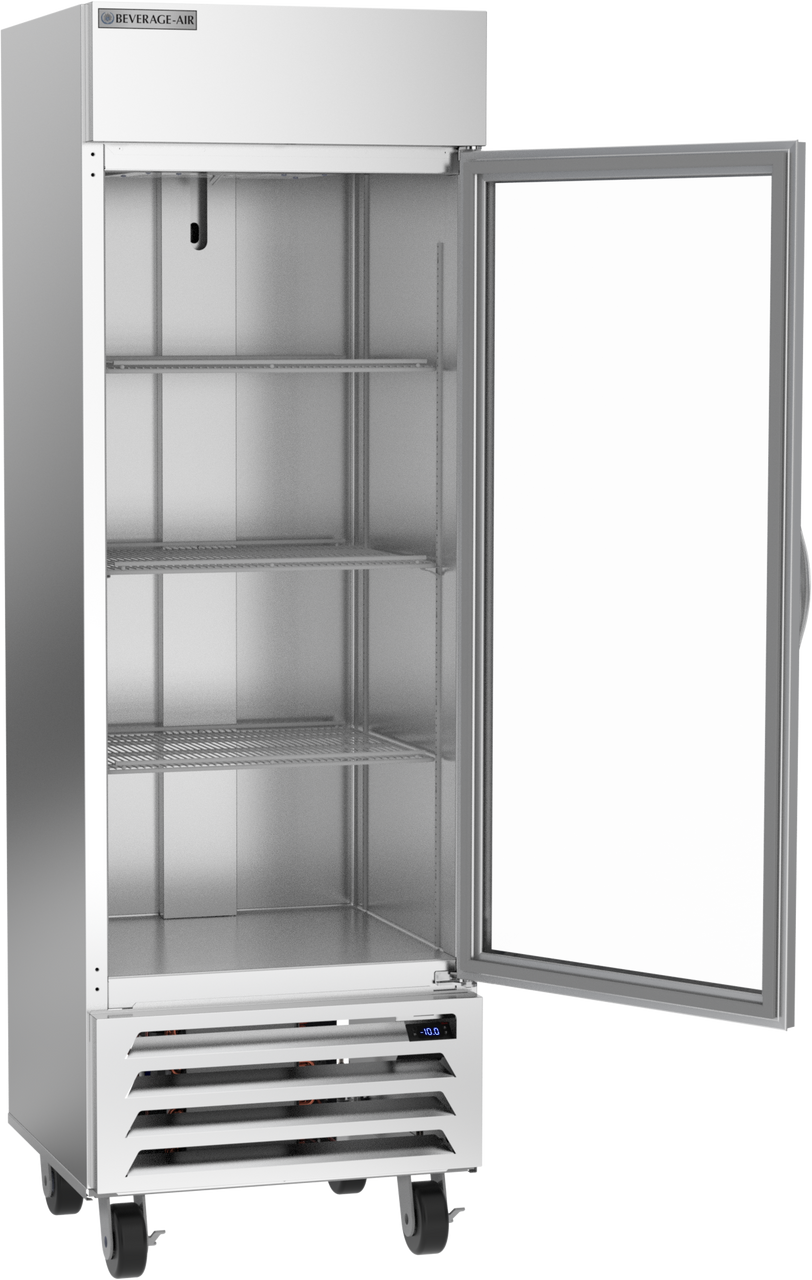 Beverage Air HBF19HC-1-G | 27" Wide 1 Glass Door Bottom Mount Reach-In Freezer Horizon Series