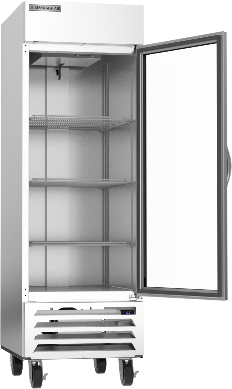 Beverage Air HBF23HC-1-G | 27" Wide 1 Glass Door Bottom Mount Reach-In Freezer Horizon Series