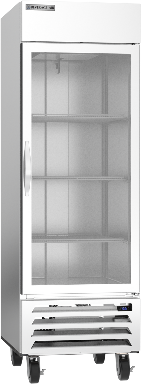 Beverage Air HBF23HC-1-G | 27" Wide 1 Glass Door Bottom Mount Reach-In Freezer Horizon Series