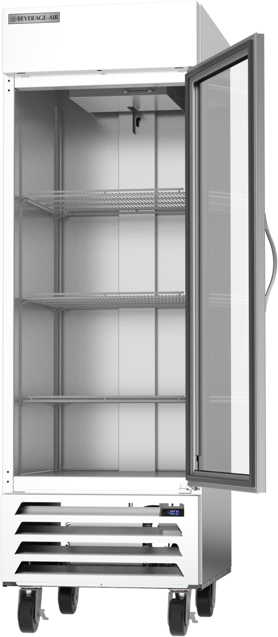 Beverage Air HBF23HC-1-G | 27" Wide 1 Glass Door Bottom Mount Reach-In Freezer Horizon Series