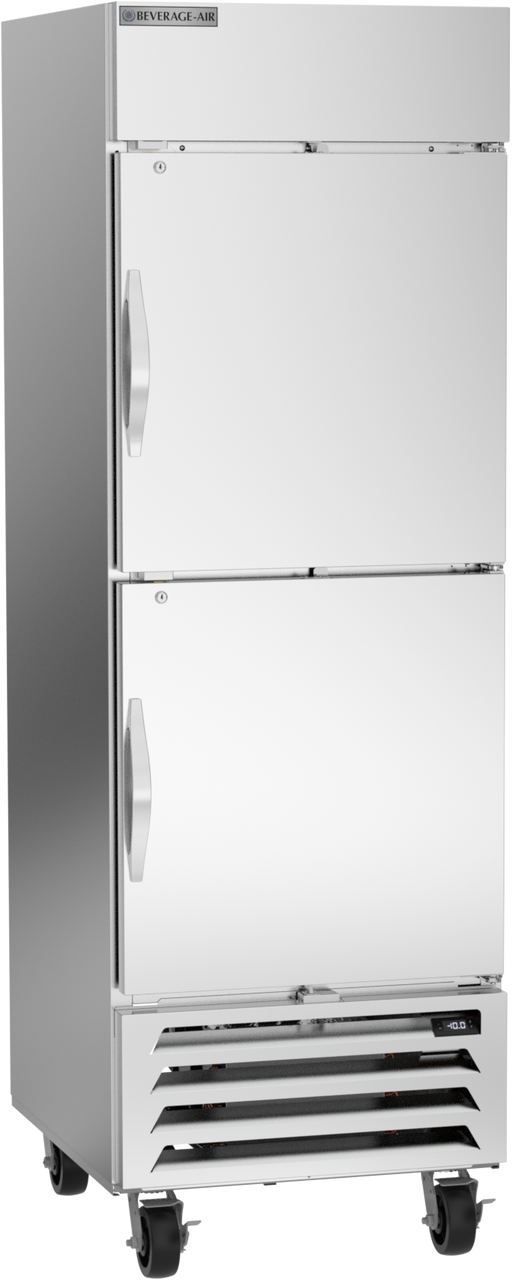 Beverage Air HBF23HC-1-HS | 27" Wide 2 Door Bottom Mount Reach-In Freezer Horizon Series