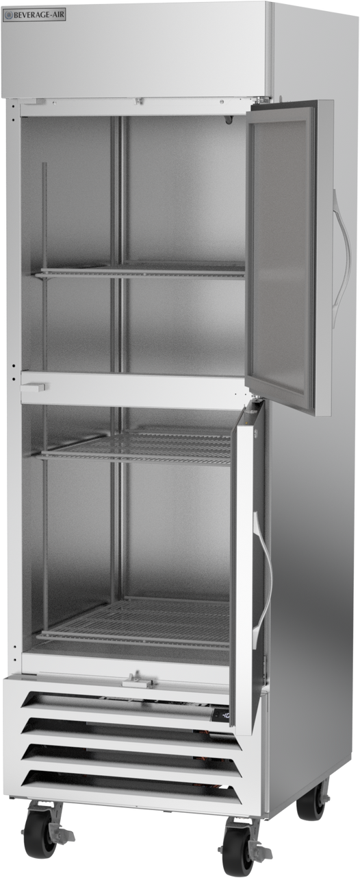 Beverage Air HBF23HC-1-HS | 27" Wide 2 Door Bottom Mount Reach-In Freezer Horizon Series