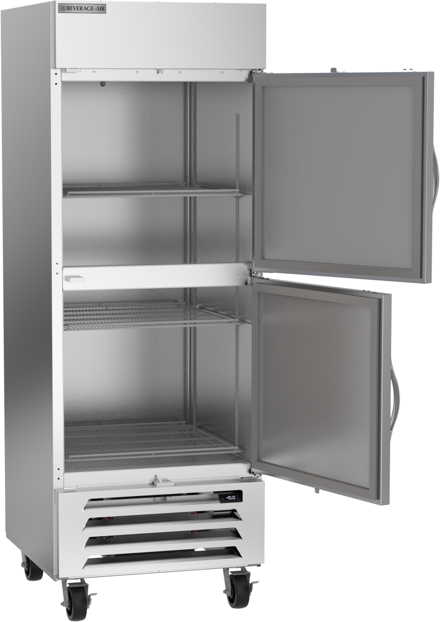 Beverage Air HBF27HC-1-HS | 30" Wide 2 Door Bottom Mount Reach-In Freezer Horizon Series