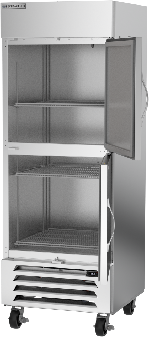 Beverage Air HBF27HC-1-HS | 30" Wide 2 Door Bottom Mount Reach-In Freezer Horizon Series