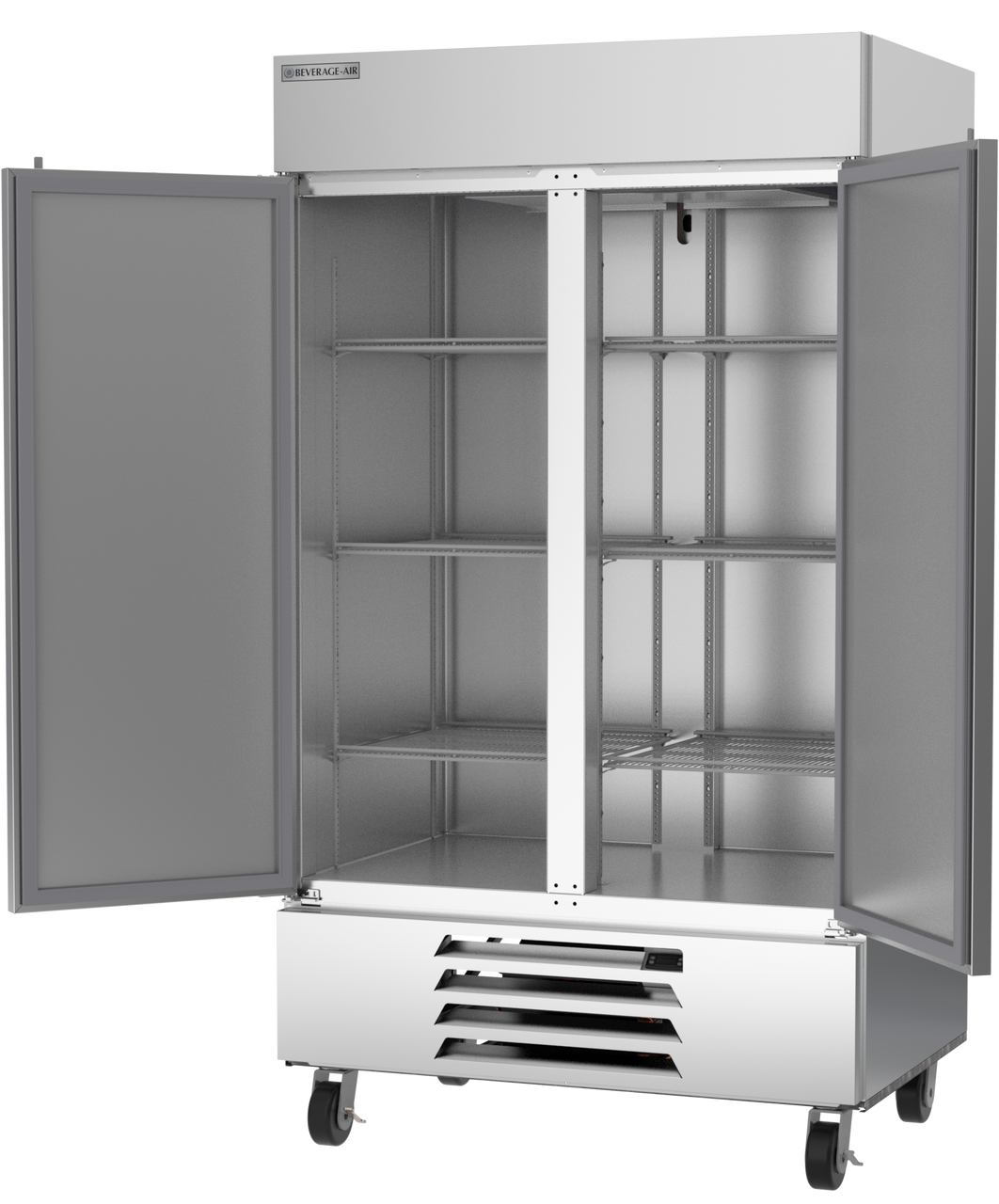 Beverage Air HBF44HC-1 | 47" Wide 2 Door Bottom Mount Reach-In Freezer Horizon Series