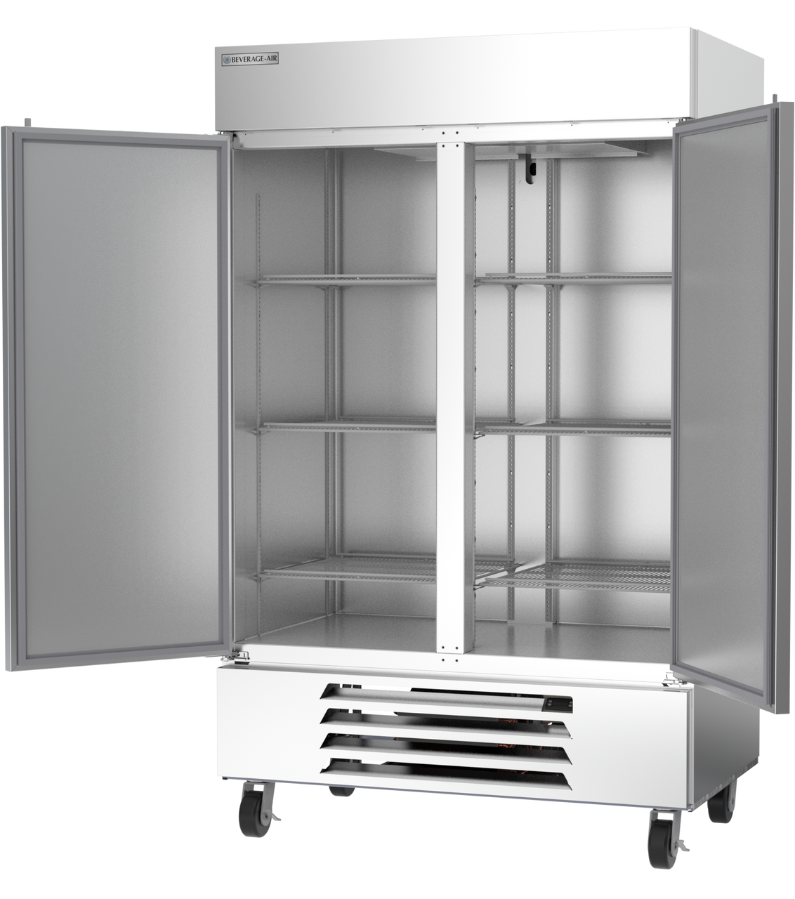 Beverage Air HBF49HC-1 | 52" Wide 2 Door Bottom Mount Reach-In Freezer Horizon Series