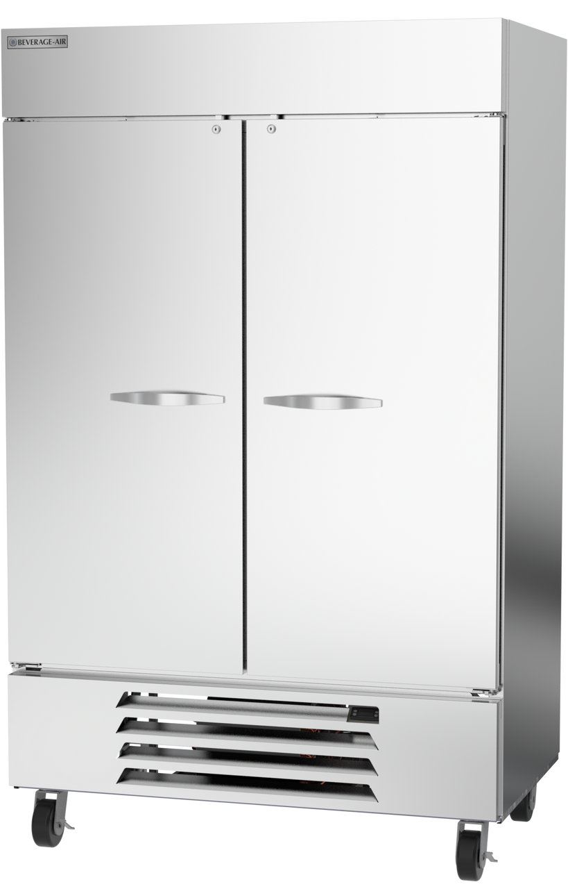 Beverage Air HBF49HC-1 | 52" Wide 2 Door Bottom Mount Reach-In Freezer Horizon Series