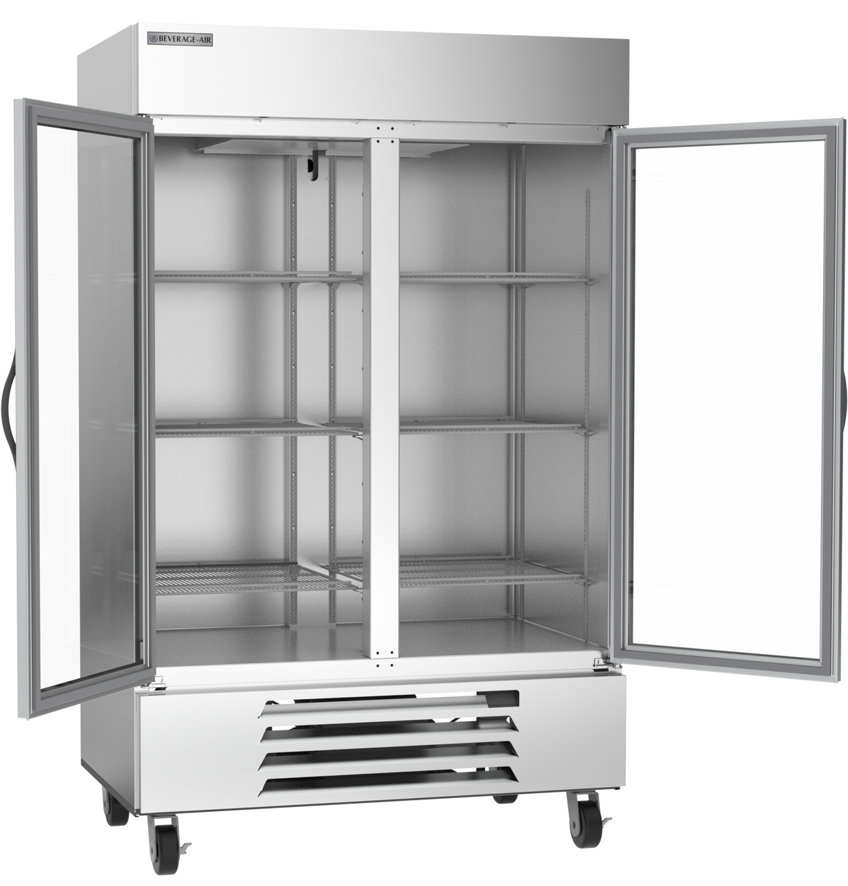 Beverage Air HBF49HC-1-G | 52" Wide 2 Glass Door Bottom Mount Reach-In Freezer Horizon Series