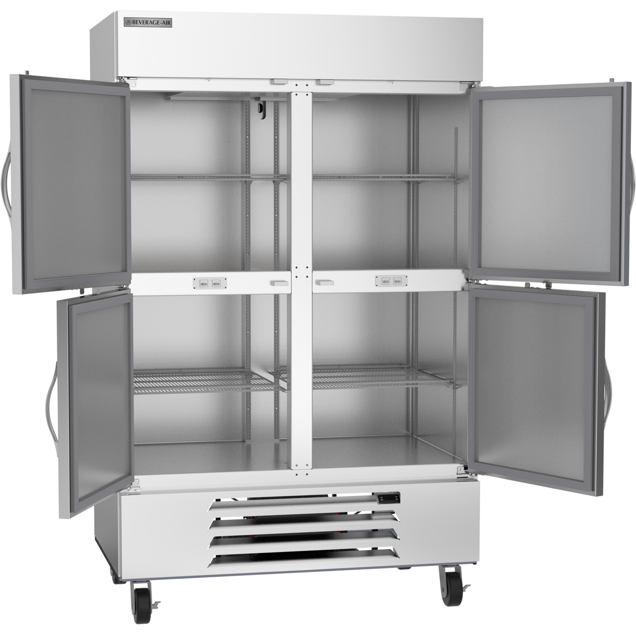 Beverage Air HBF49HC-1-HS | 52" Wide 4 Door Bottom Mount Reach-In Freezer Horizon Series