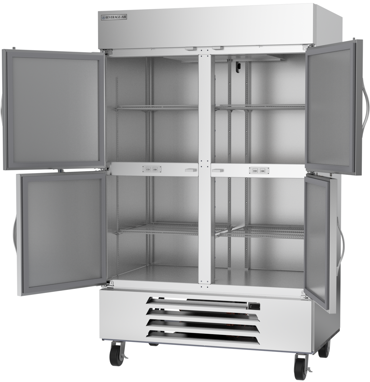 Beverage Air HBF49HC-1-HS | 52" Wide 4 Door Bottom Mount Reach-In Freezer Horizon Series