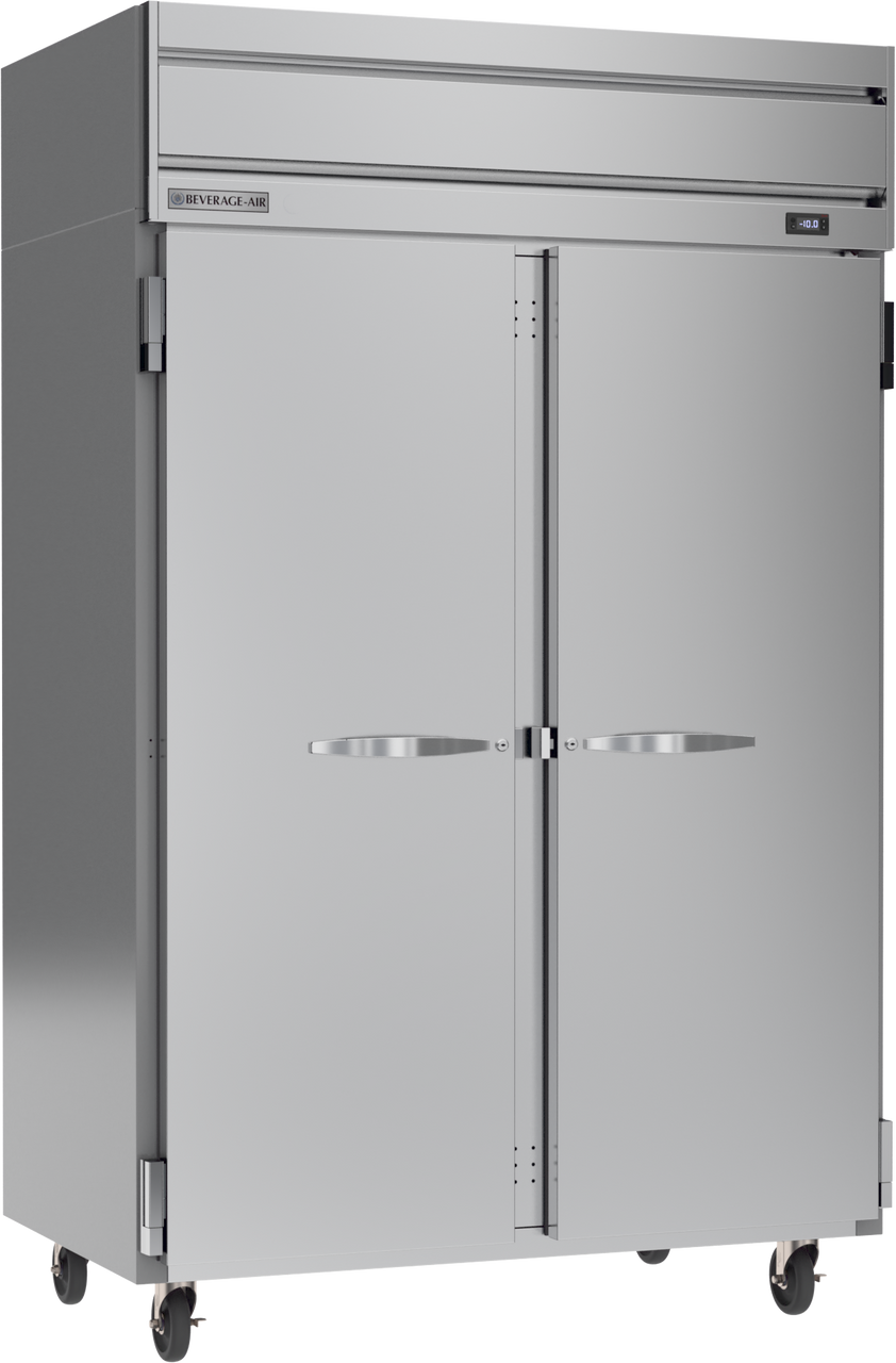 Beverage Air HF2HC-1S | 52" Wide 2 Door Top Mount Reach-In Freezer Horizon Series