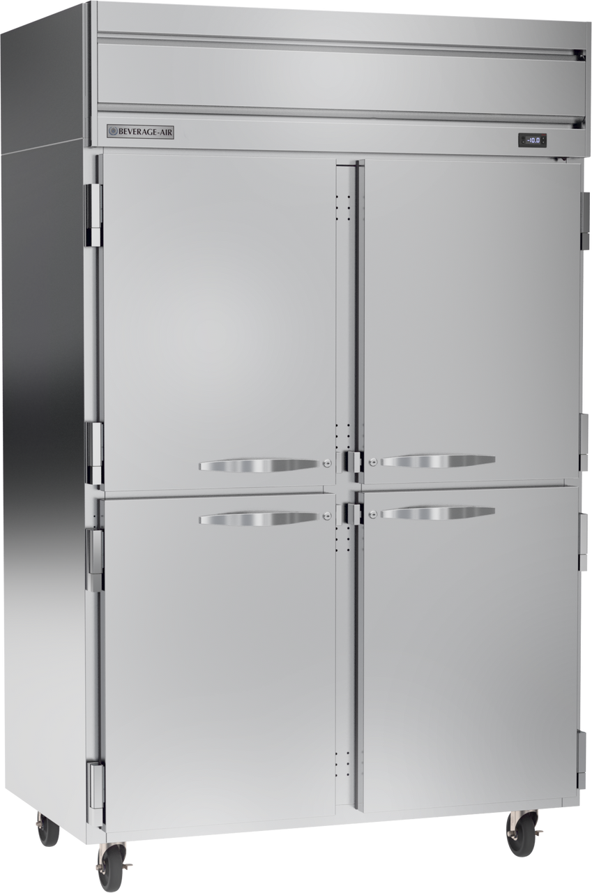 Beverage Air HFPS2HC-1HS | 52" Wide 4 Door Top Mount Reach-In Freezer Horizon Series