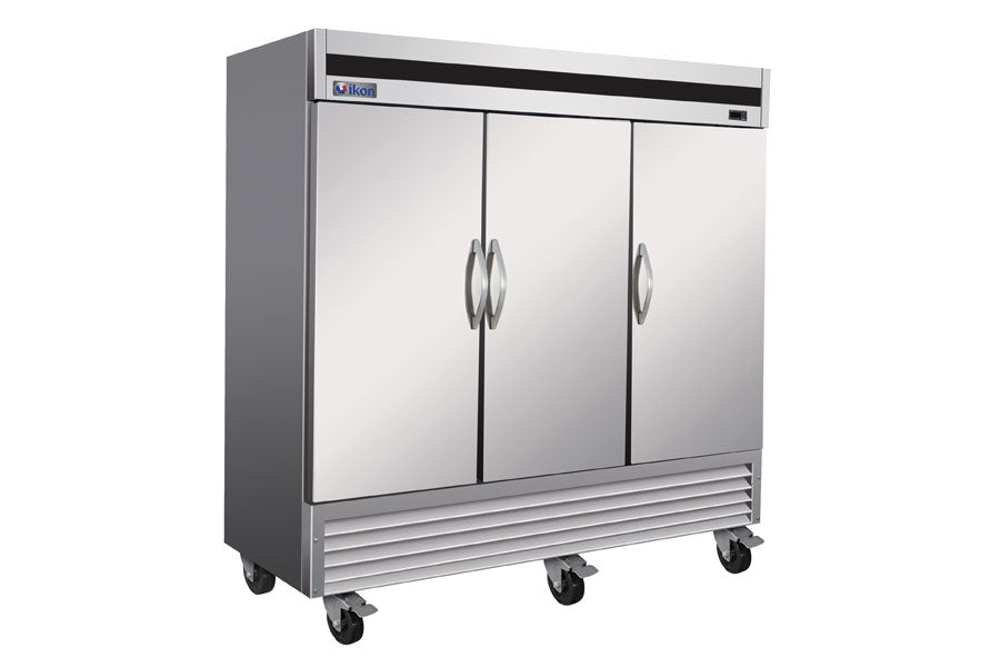 IKON IB81R | 81" Wide 3 Door Bottom Mount Reach-In Refrigerator