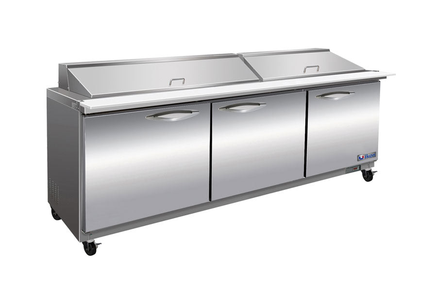 IKON ISP72M | 72" Wide 3 Door Mega Top Sandwich Prep Table