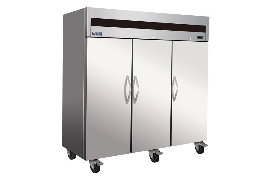 IKON IT82F-DV | 81" Wide 3 Door Top Mount Reach-In Freezer