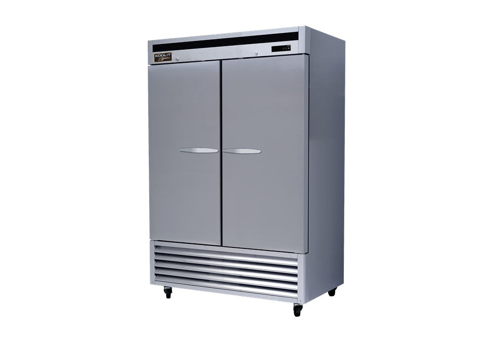 Kool-It KBSR-2 | 54" Wide 2 Door Bottom Mount Reach-In Refrigerator