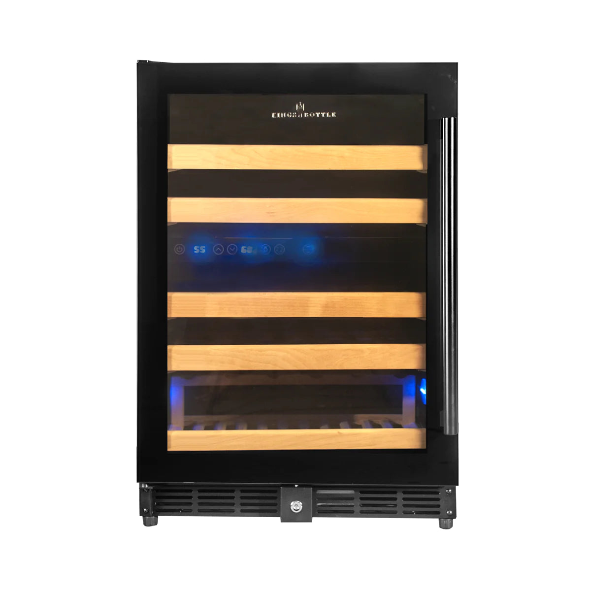 KingsBottle | 24" Wide Dual Zone 44 Bottle Wine Fridge