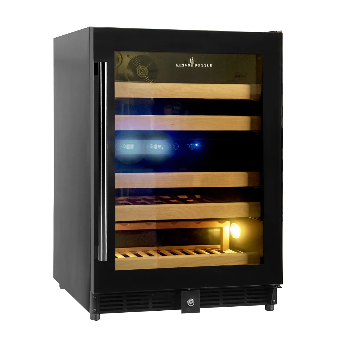 KingsBottle | 24" Wide Dual Zone 44 Bottle Wine Fridge