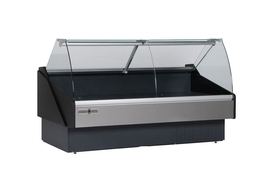 Hydra-Kool KFM-CG-100-S | 101" Wide Self Contained Curved Glass Deli Display Case