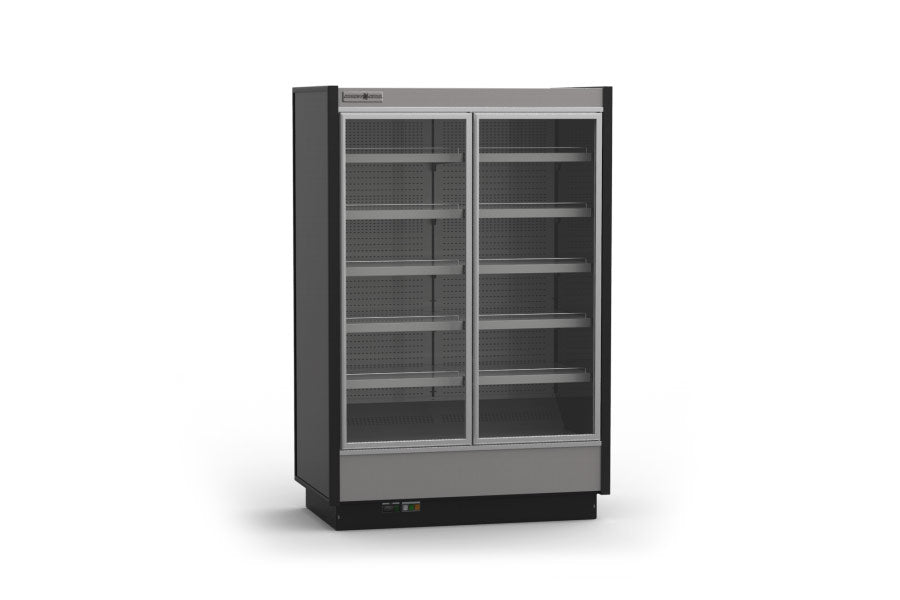 Hydra-Kool KGV-MD-2-R | 52" Wide Remote Grab-N-Go 2 Door High Volume Merchandiser Refrigerator