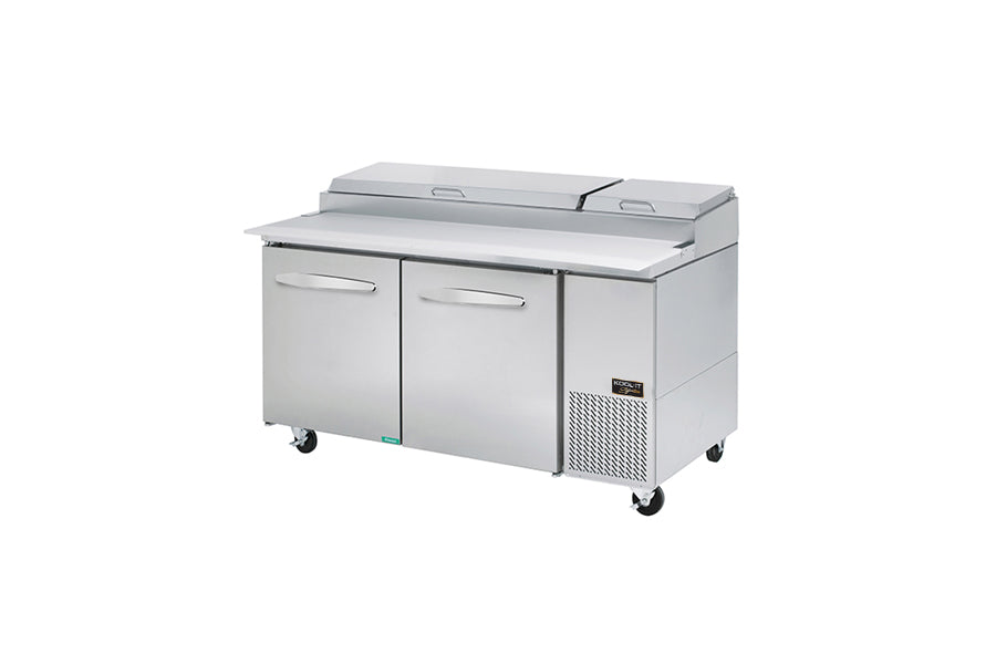 Kool-It KPT-67-2 | 67" Wide 2 Door Pizza Prep Table