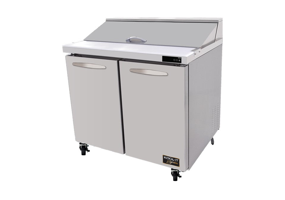 Kool-It KST-36-2 | 36" Wide 2 Door Sandwich Prep Table