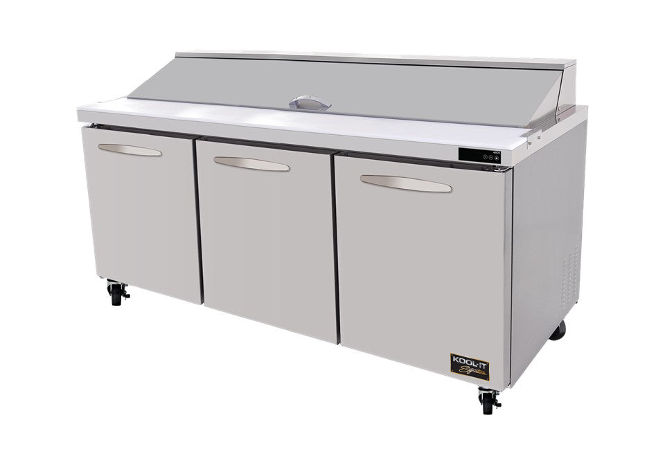 Kool-It KST-72-3 | 72" Wide 3 Door Sandwich Prep Table