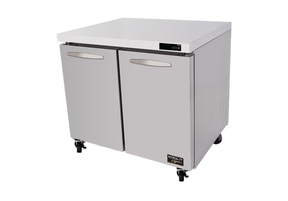 Kool-It KUCF-36-2 | 36" Wide 2 Door Undercounter Freezer