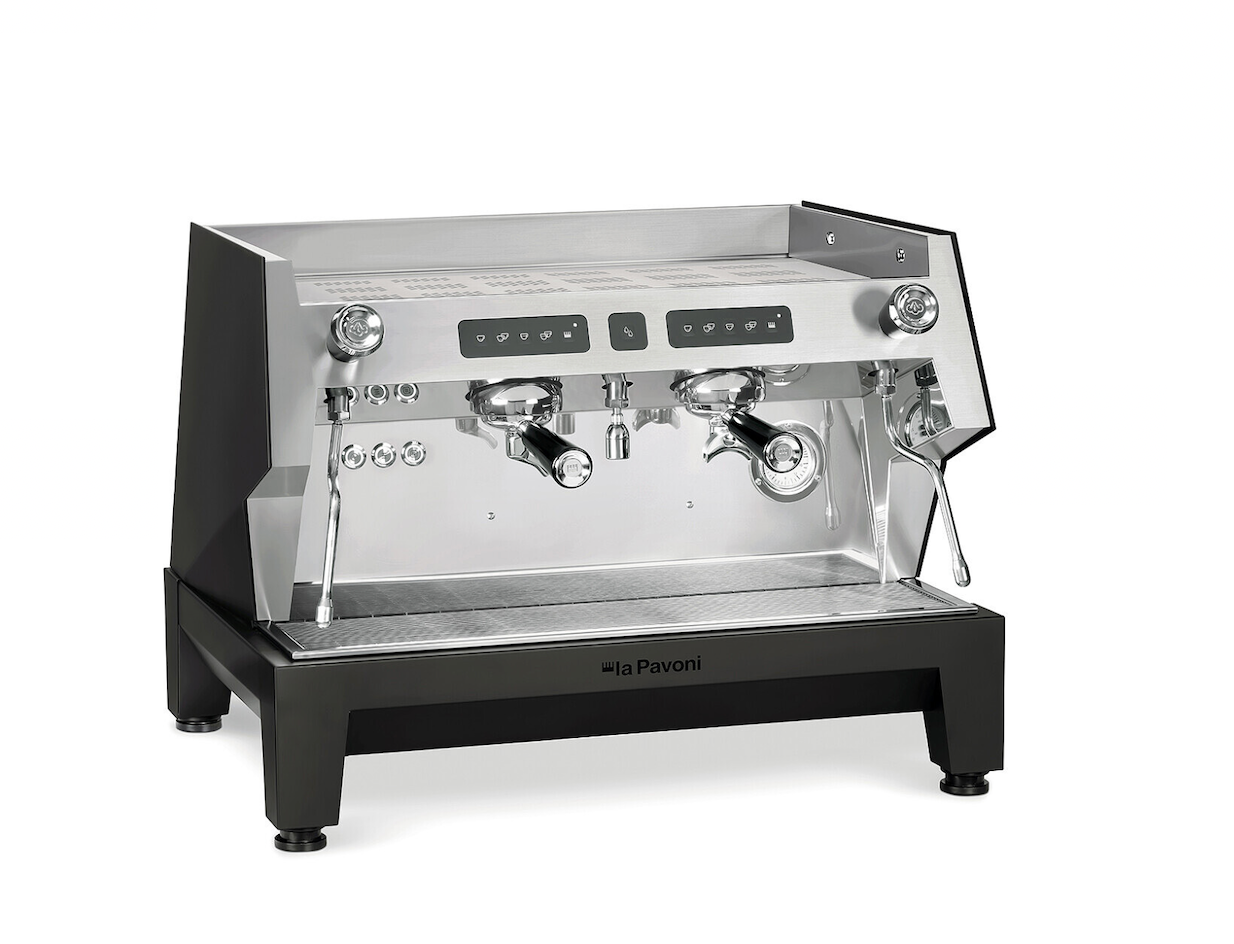 La Pavoni BarT 2 Group Black Volumetric Espresso Machine