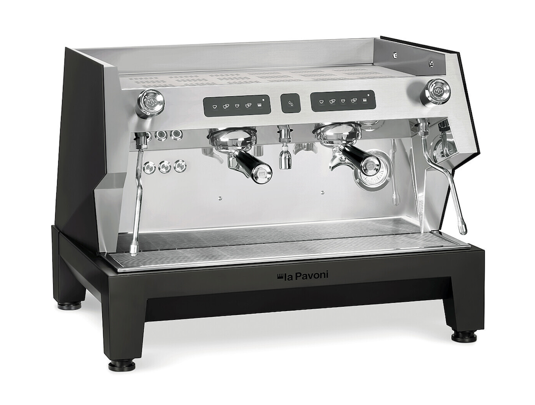 La Pavoni BarT 2 Group Black Volumetric Espresso Machine