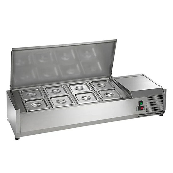 Arctic Air ACP48 | 47" Wide 8 Pan Countertop Refrigerated Prep Table