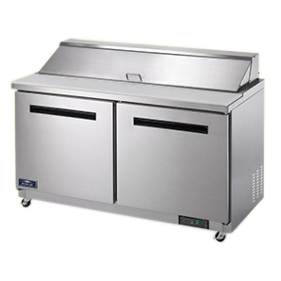 Arctic Air AMT60R | 61" Wide 2 Door Mega Top Sandwich Prep Table