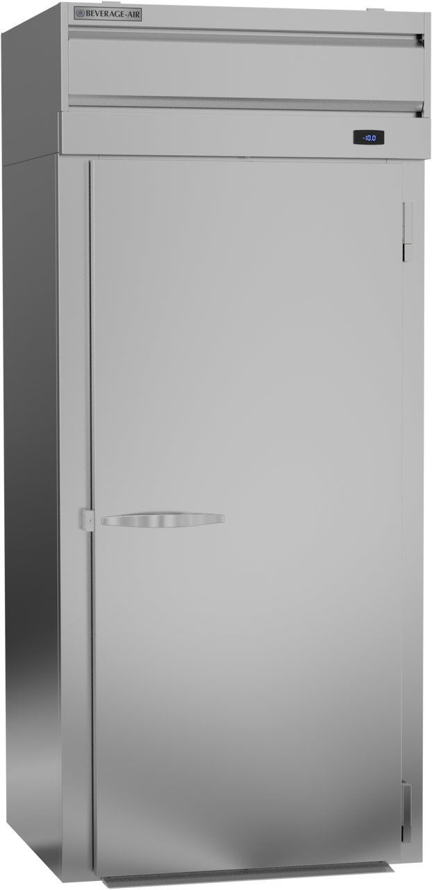 Beverage Air PFI1HC-1AS | 37" Wide 1 Door Top Mount Roll-Thru Freezer P Series
