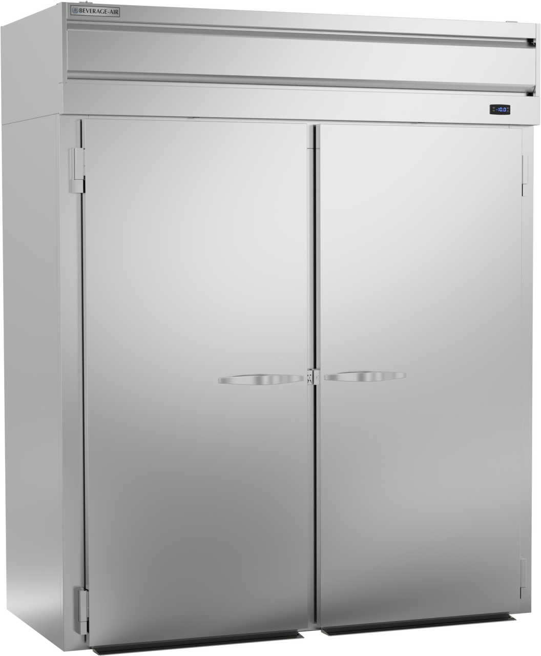 Beverage Air PFI2HC-1AS | 69" Wide 2 Door Top Mount Roll-Thru Freezer P Series