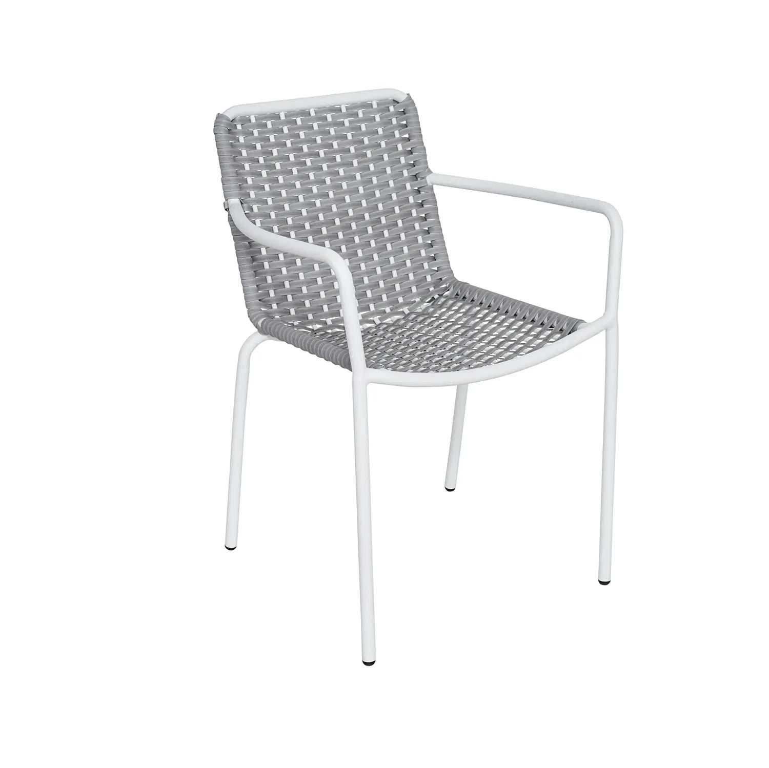 BFM Seating Captiva Outdoor / Indoor Stackable Wicker Arm Chair