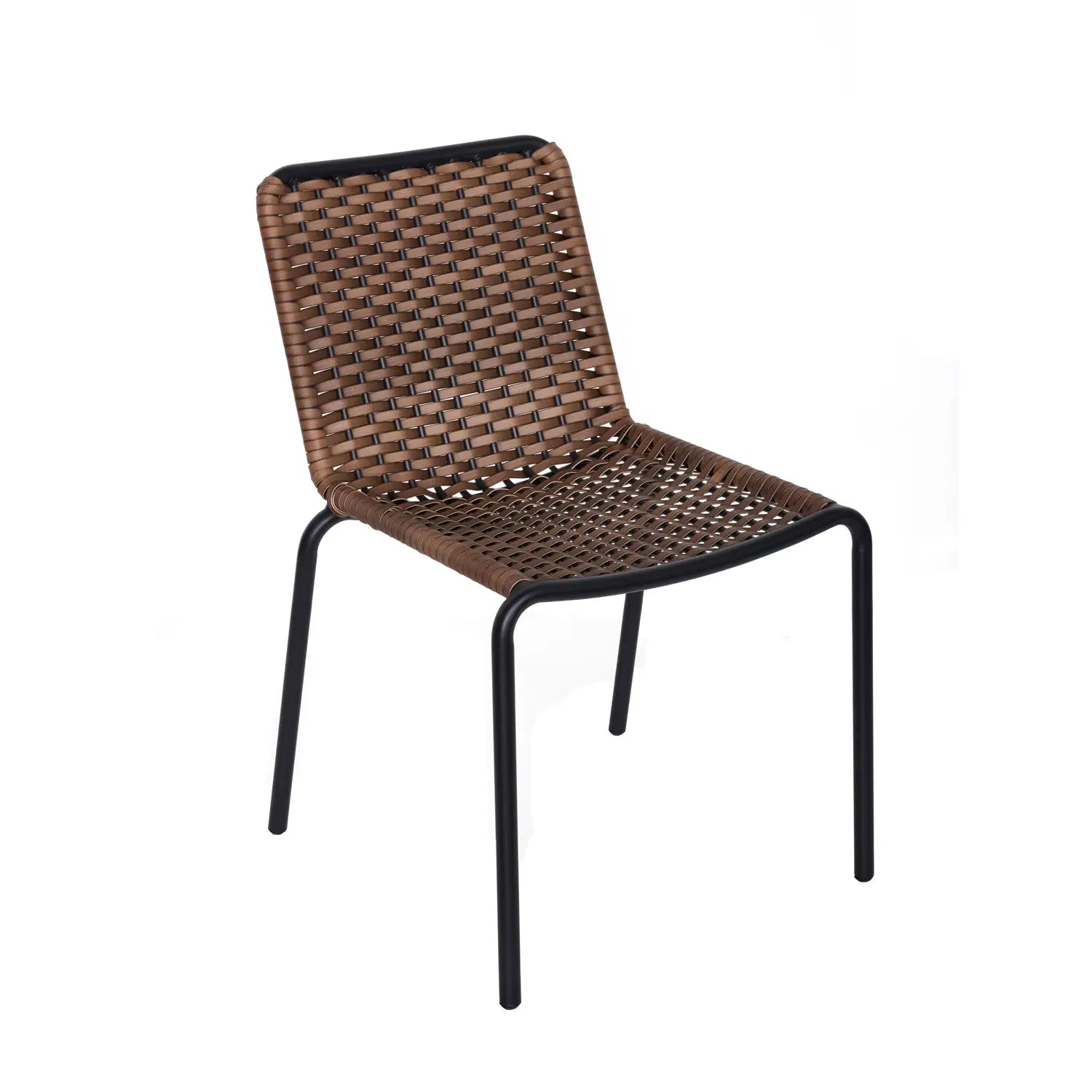 BFM Seating Captiva Outdoor / Indoor Stackable Wicker Side Chair