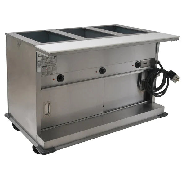 Eagle Group | Three Pan Open Well Portable Electric Hot Food Table