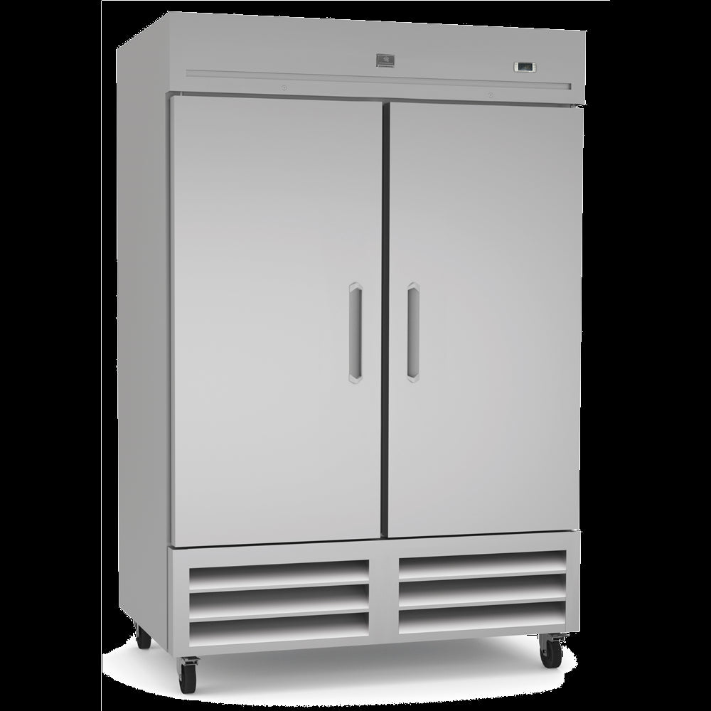 Kelvinator KCHRI54R2DFE | 54" Wide 2 Door Bottom Mount Reach-In Freezer