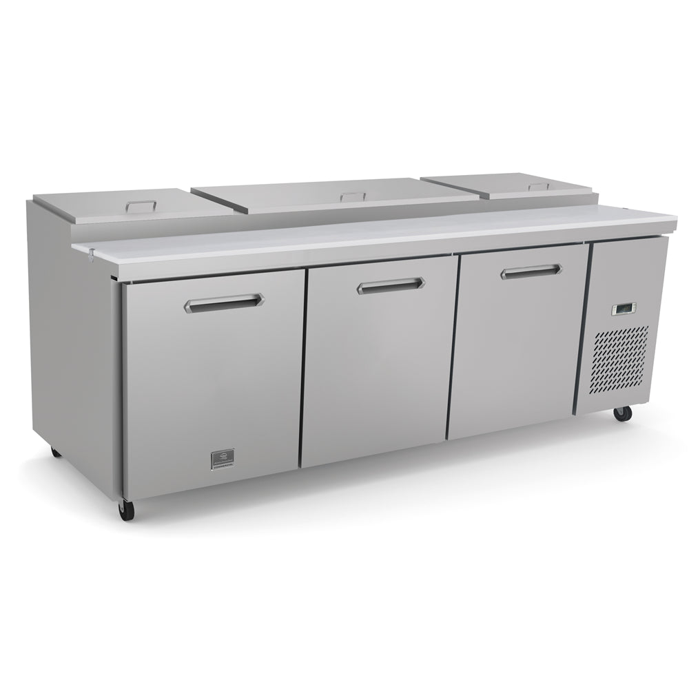 Kelvinator KCHPT92.12 | 94" Wide 3 Door Pizza Prep Table