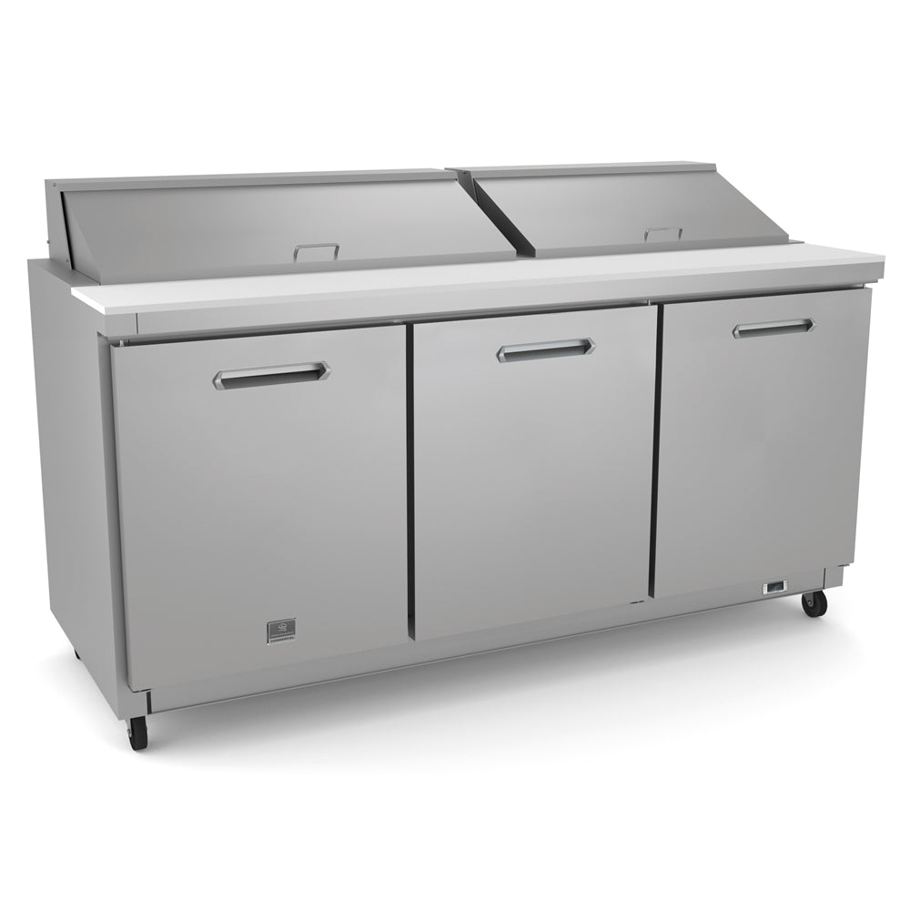 Kelvinator KCHST70.18 | 70" Wide 3 Door Sandwich Prep Table