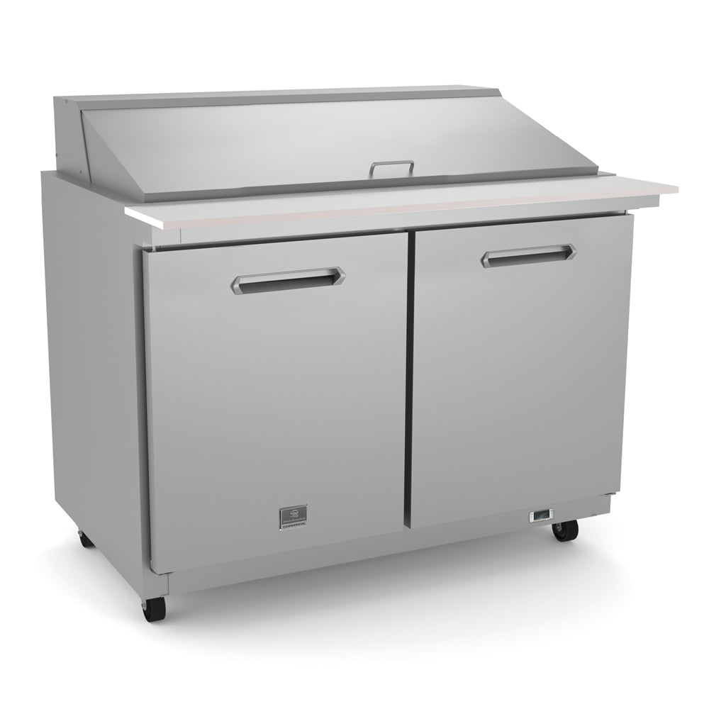 Kelvinator KCHMT48.18 | 48" Wide 2 Door Mega Top Sandwich/Pizza Prep Table