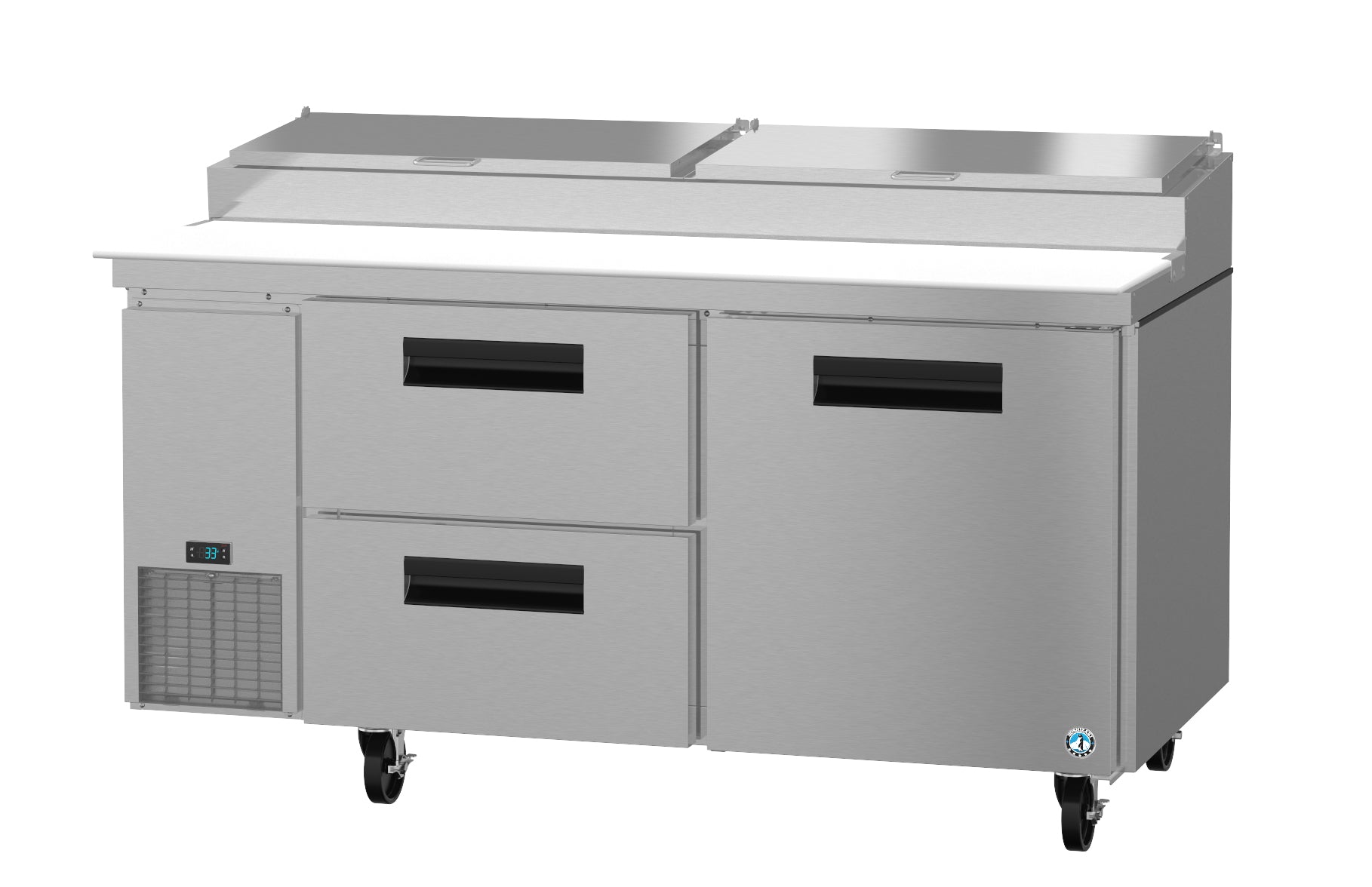 Hoshizaki PR67A-D2 | 67" Wide 2 Drawer Pizza Prep Table